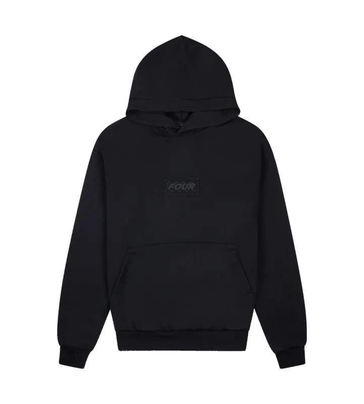 Faded Black Medium Fit Hoodie | Parallel