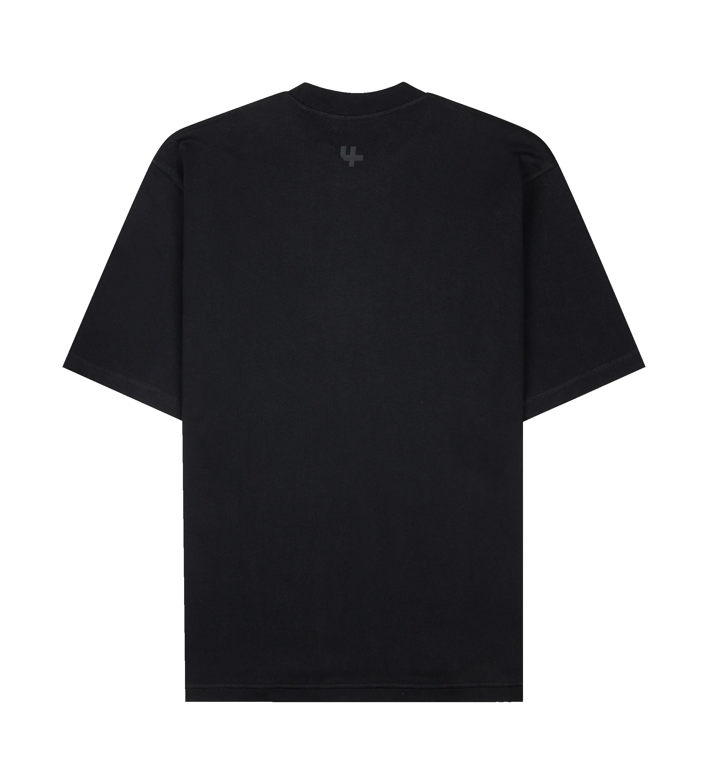Inside Out Boxy T-shirt Black sold by FOUR Amsterdam product image thumbnail 2