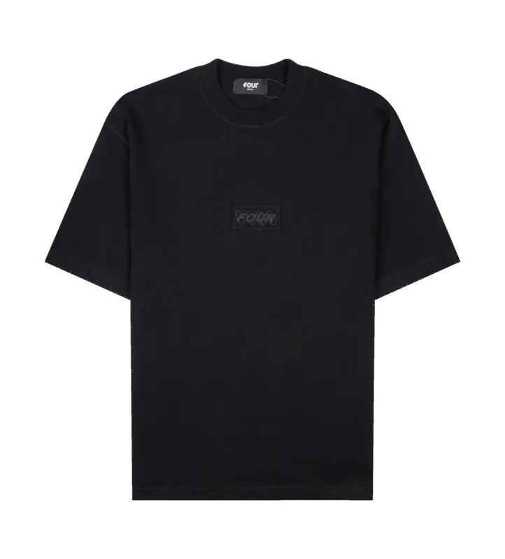 Inside Out Boxy T-shirt Black sold by FOUR Amsterdam