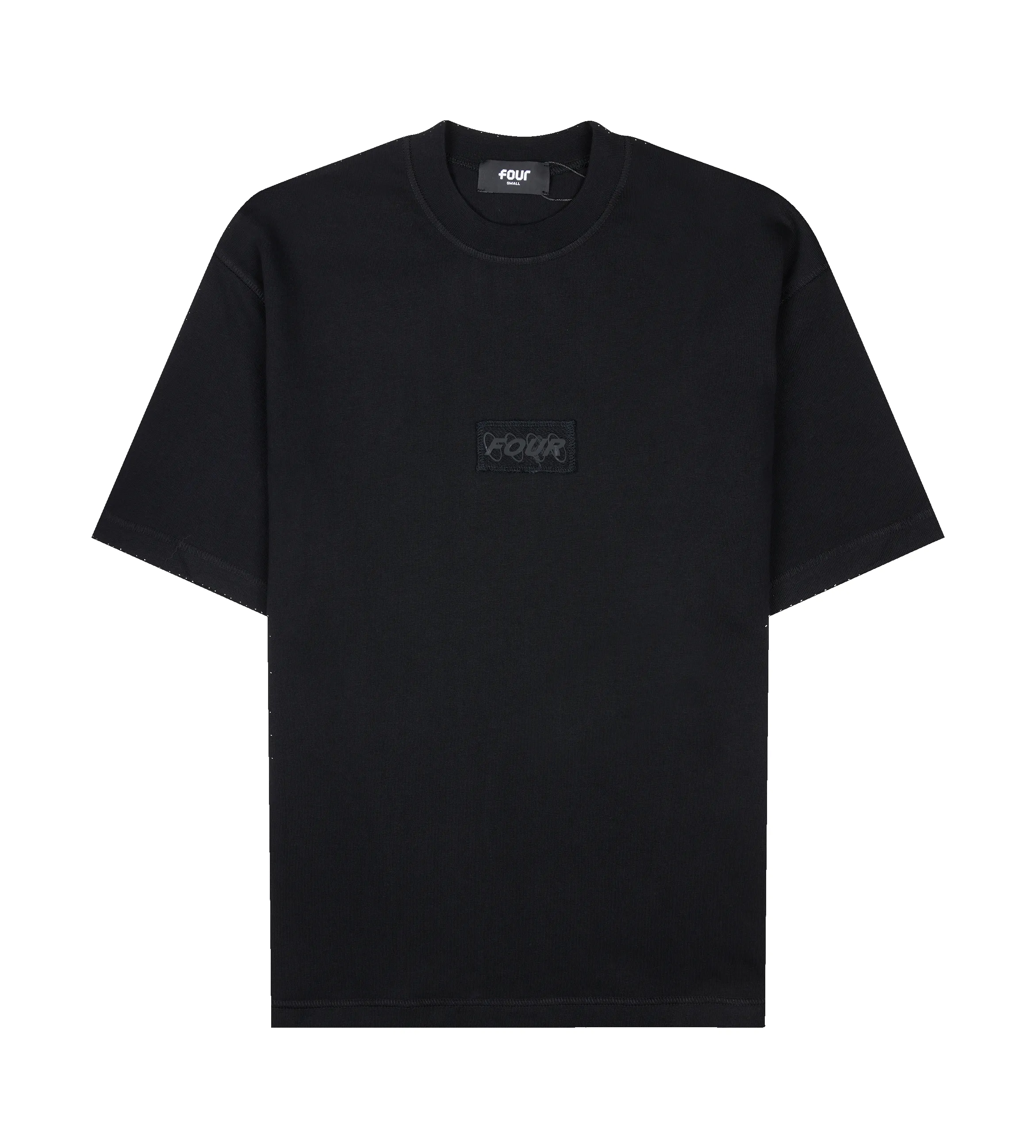 Inside Out Boxy T-shirt Black sold by FOUR Amsterdam