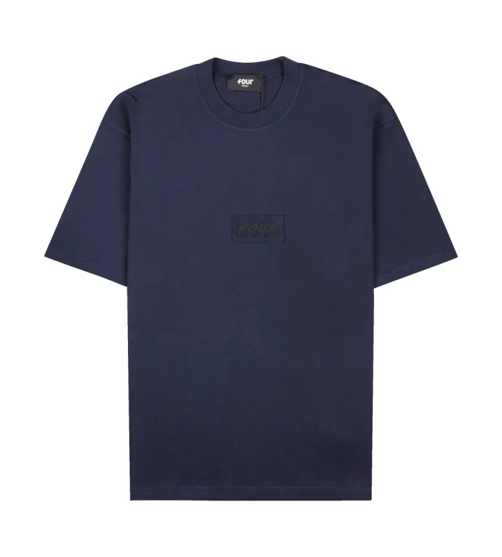 Inside Out Boxy T-shirt Marine Blue sold by FOUR Amsterdam