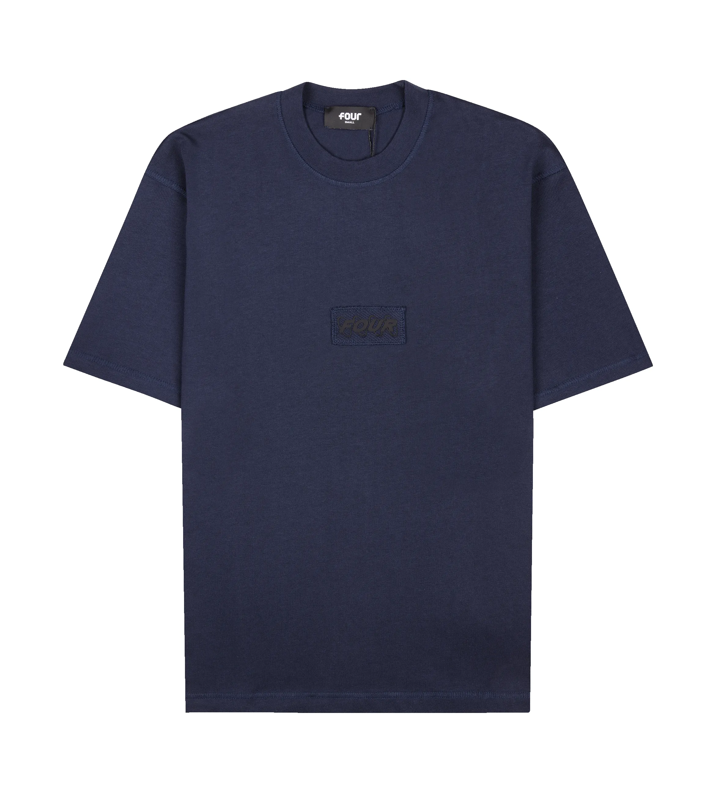 Inside Out Boxy T-shirt Marine Blue sold by FOUR Amsterdam