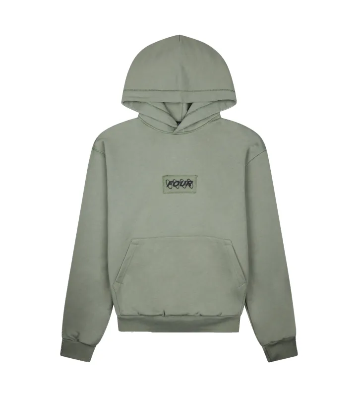 Inside Out Regular Hoodie Agave Green sold by FOUR Amsterdam