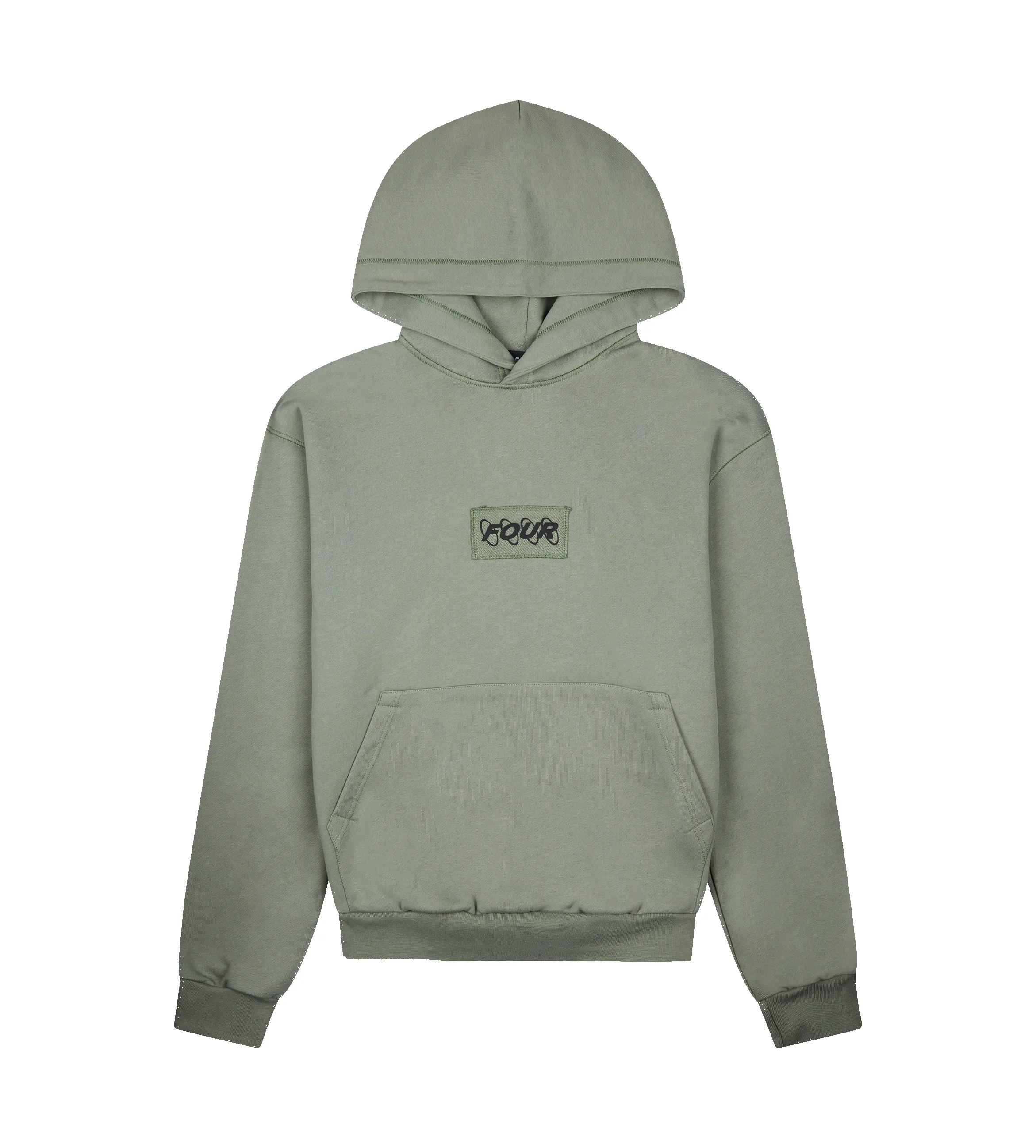 Inside Out Regular Hoodie Agave Green sold by FOUR Amsterdam