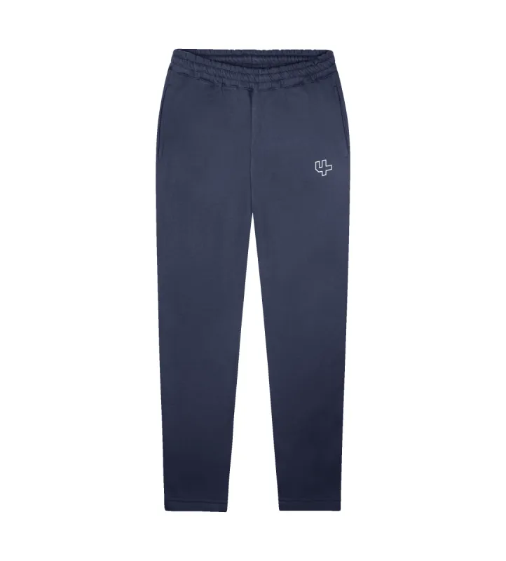 Outline Logo Straight Leg Pants Marine Blue sold by FOUR Amsterdam