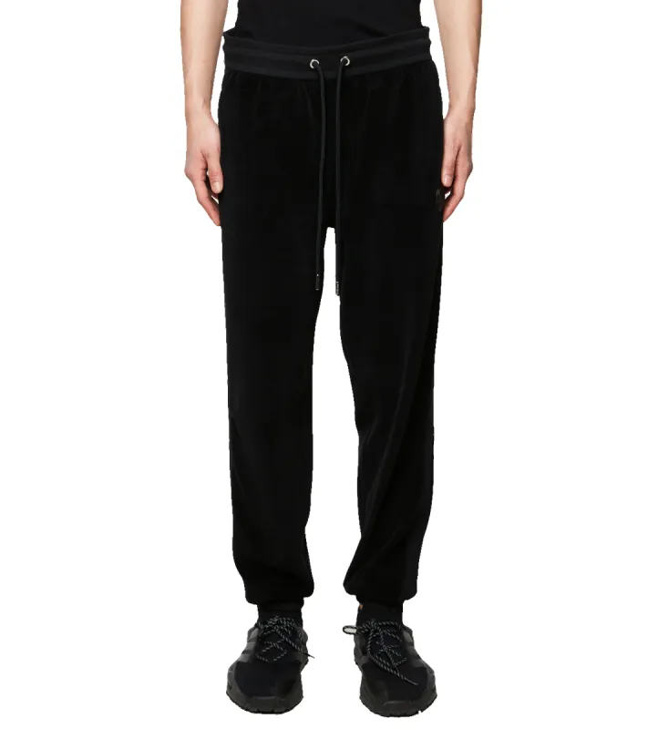 Chenille Sweatpants Black made by Moncler