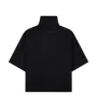 Cotton Wool High Neck Shirt Black sold by FOUR Amsterdam