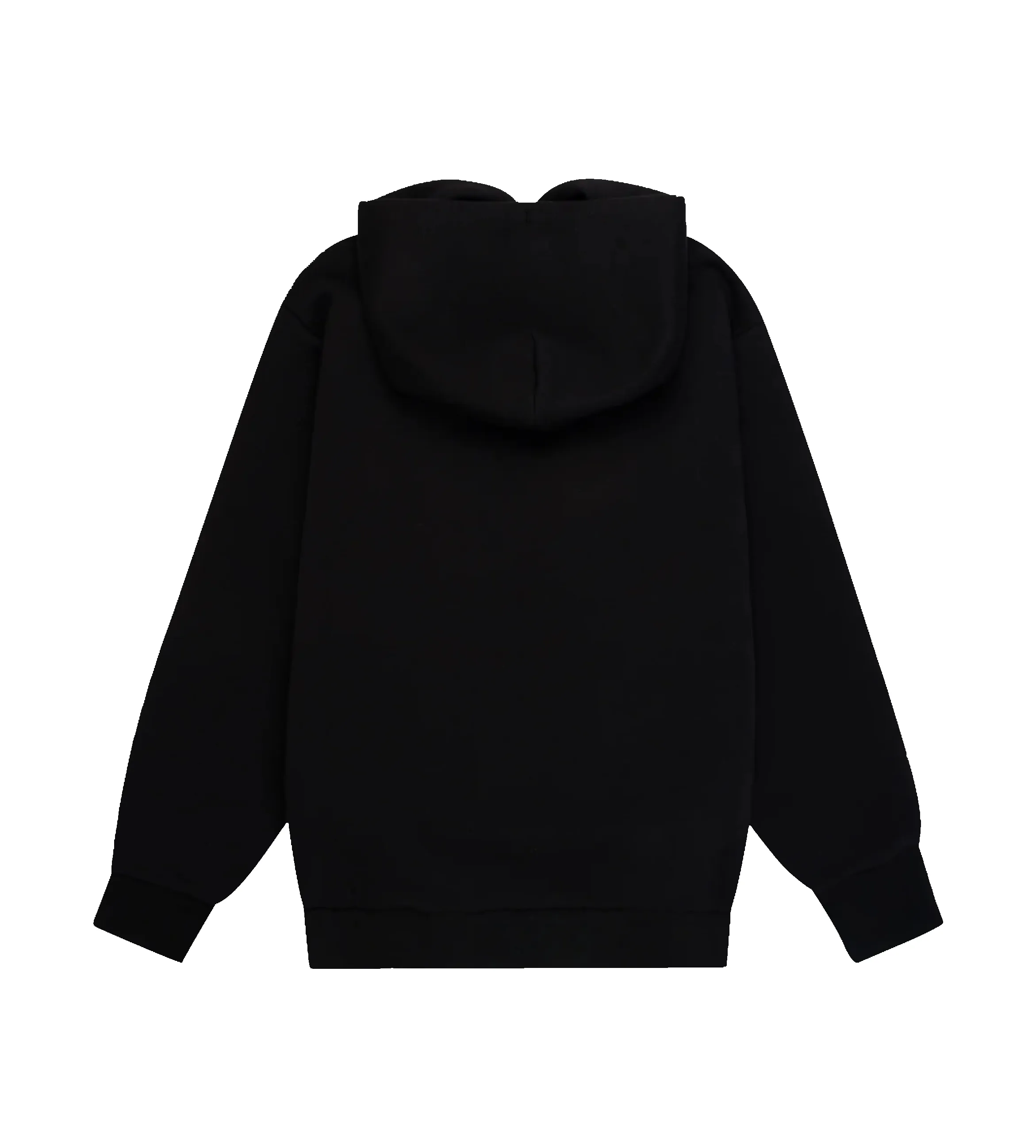 Logo Patch Neoprene Hoodie Black sold by FOUR Amsterdam product image thumbnail 2
