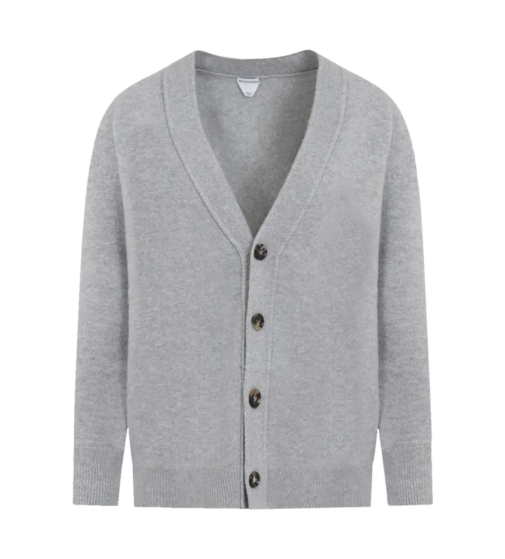 Cashmere Cardigan Light Grey sold by FOUR Amsterdam