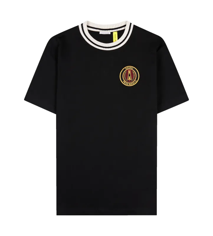 Moncler x Palm Angels Cotton T-shirt Black made by Moncler