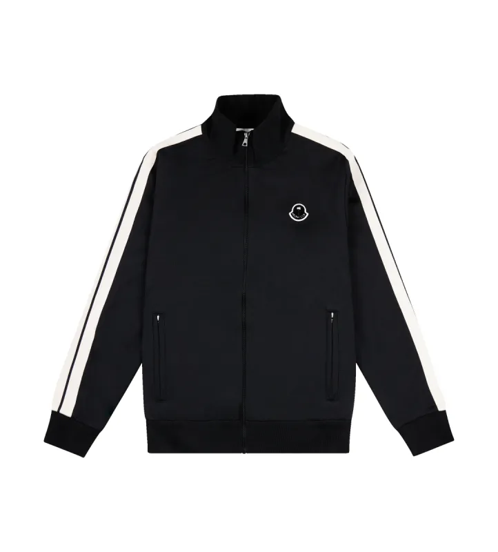 Moncler x Palm Angels Zip-Up Sweatshirt Black made by Moncler