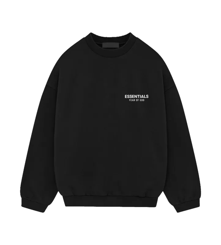 Fleece Crewneck Black sold by FOUR Amsterdam