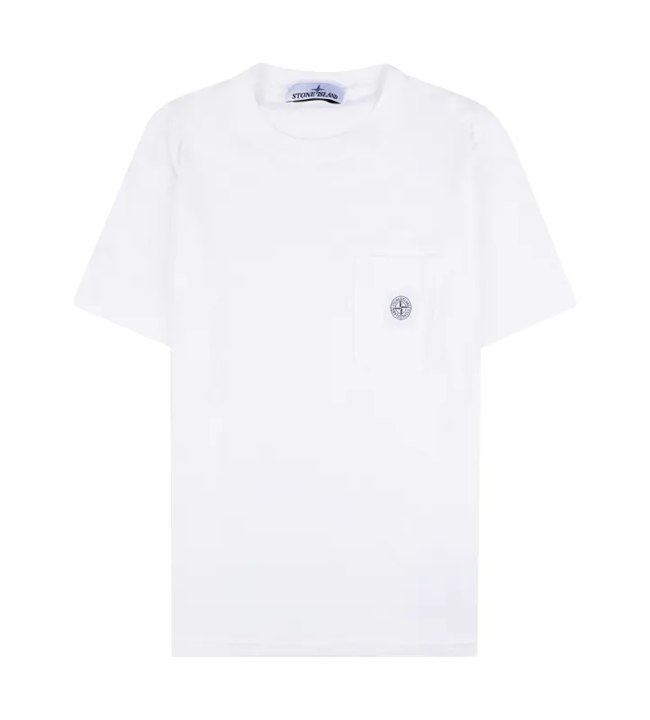 Logo Pocket T-shirt White sold by FOUR Amsterdam