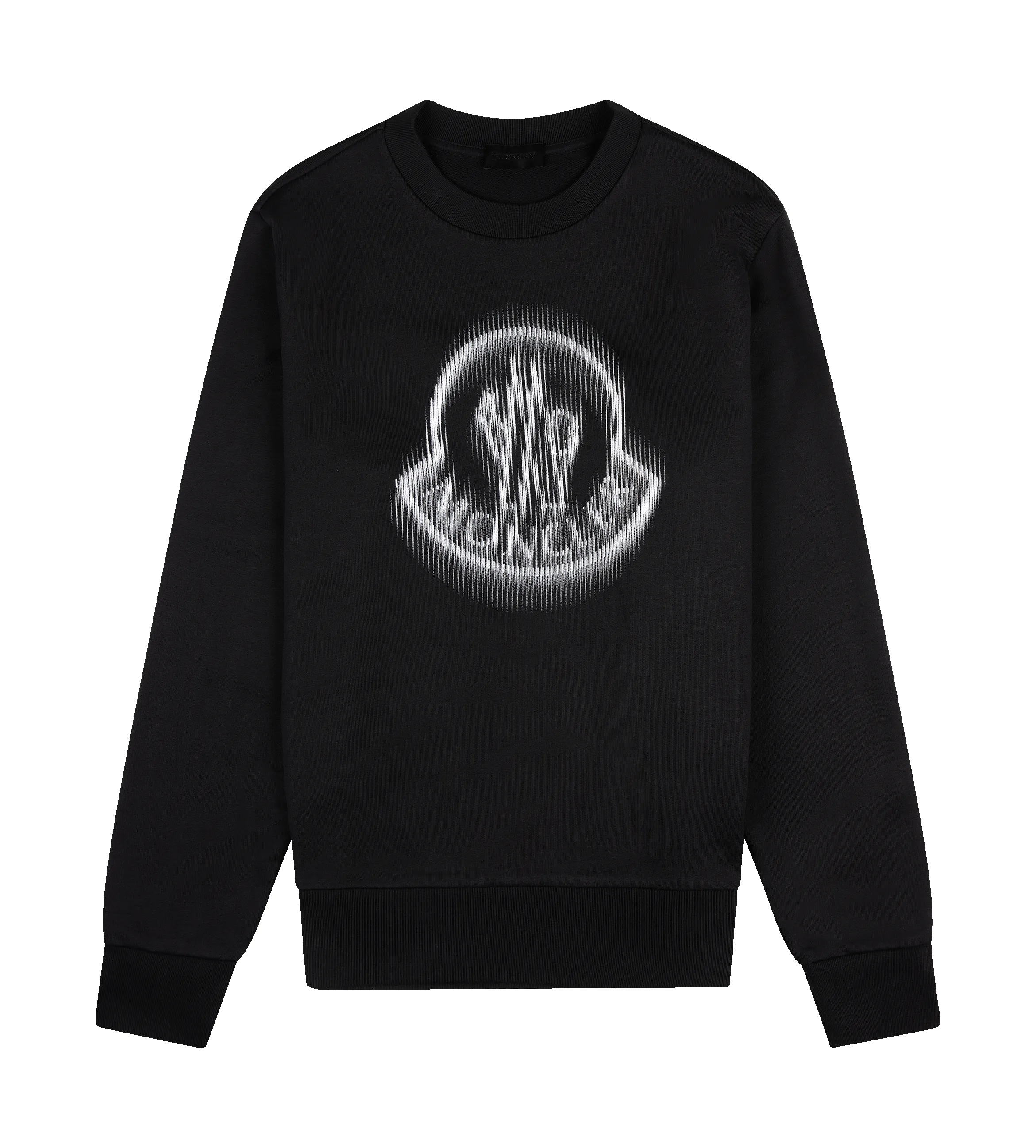 Logo Print Cotton Sweatshirt Black sold by FOUR Amsterdam