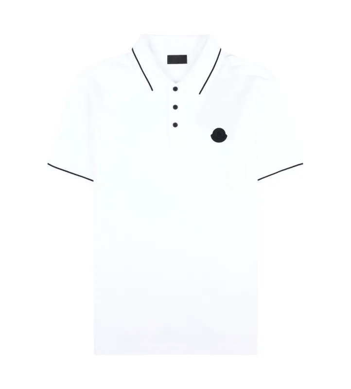 Logo Cotton Polo T-shirt White sold by FOUR Amsterdam