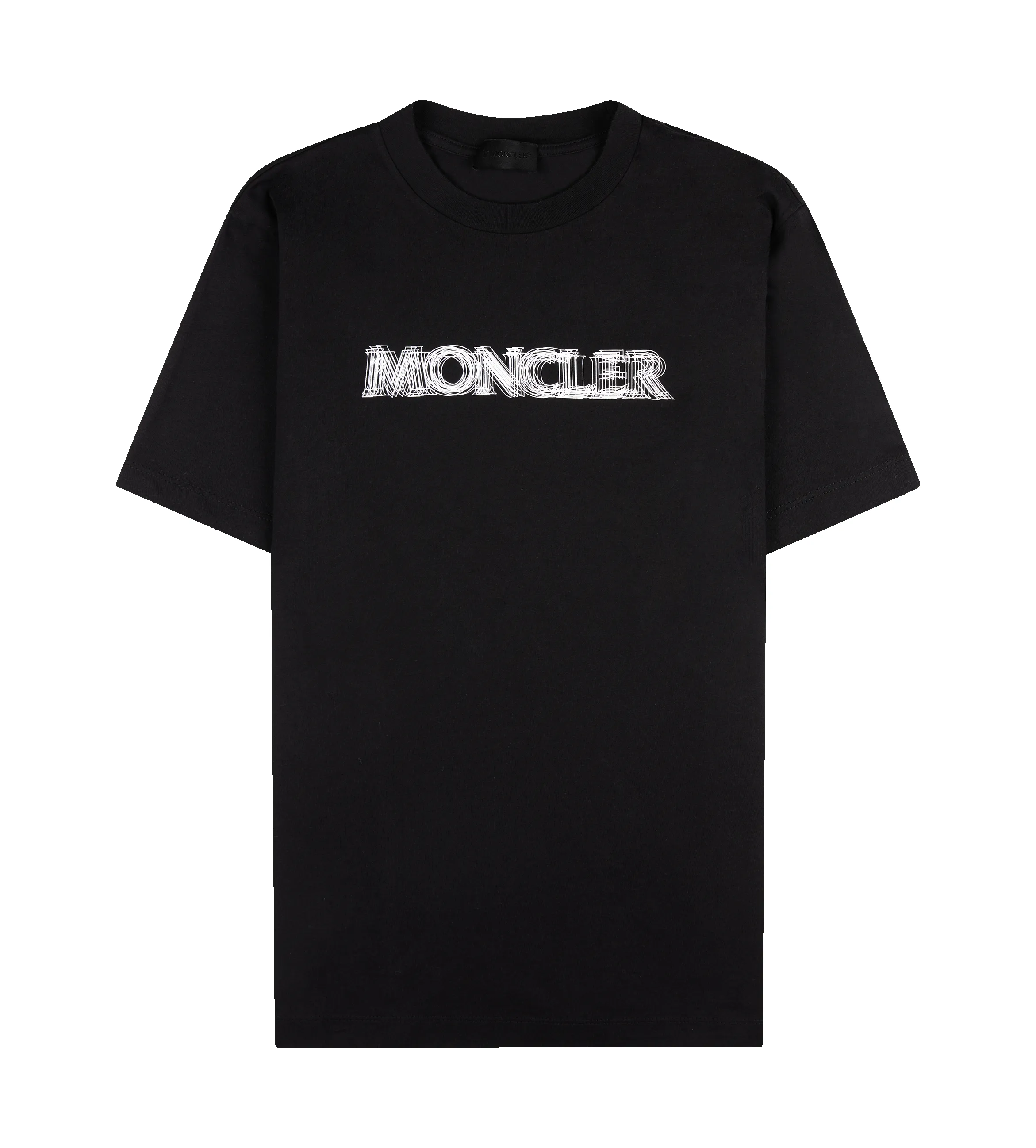 Fluted Logo T-shirt Black sold by FOUR Amsterdam