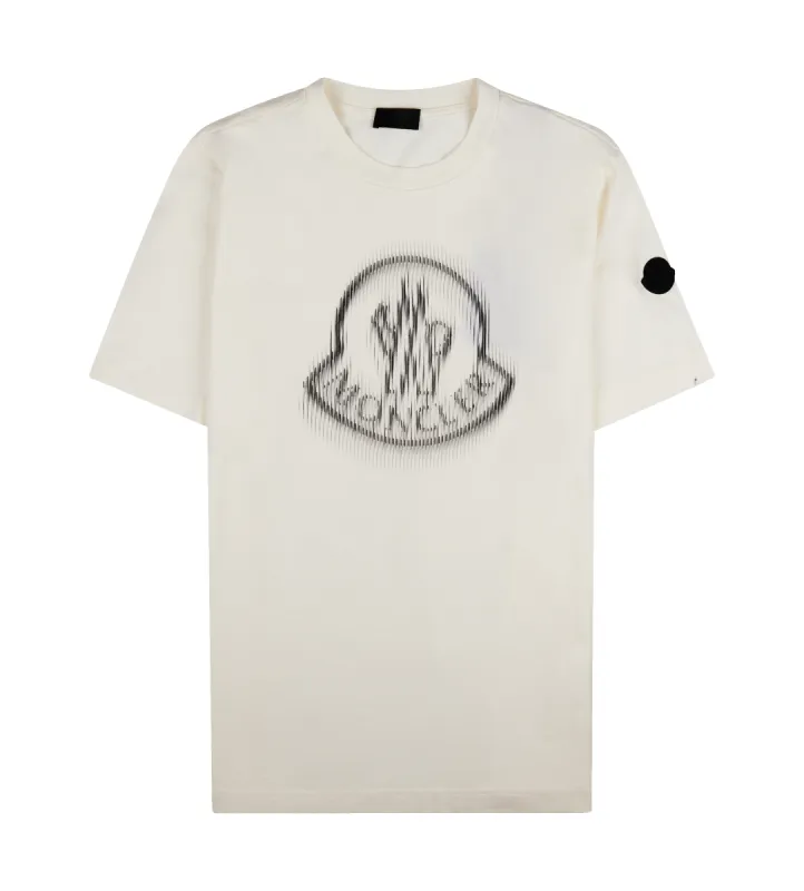 Logo Print Cotton T-shirt Off White sold by FOUR Amsterdam