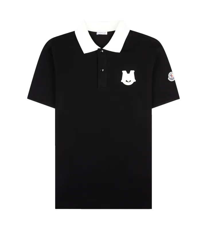 Monogram Polo T-shirt Black sold by FOUR Amsterdam