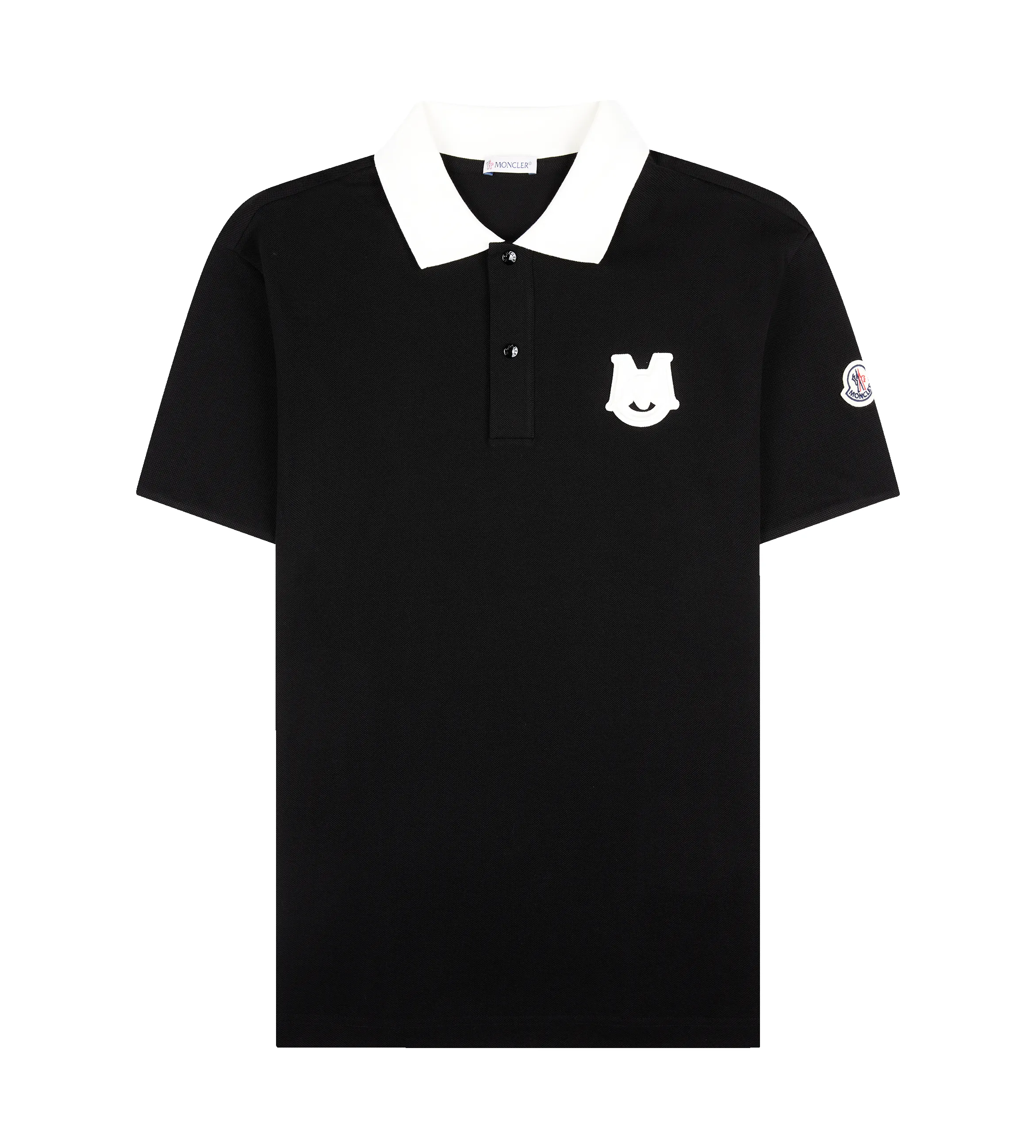 Monogram Polo T-shirt Black sold by FOUR Amsterdam