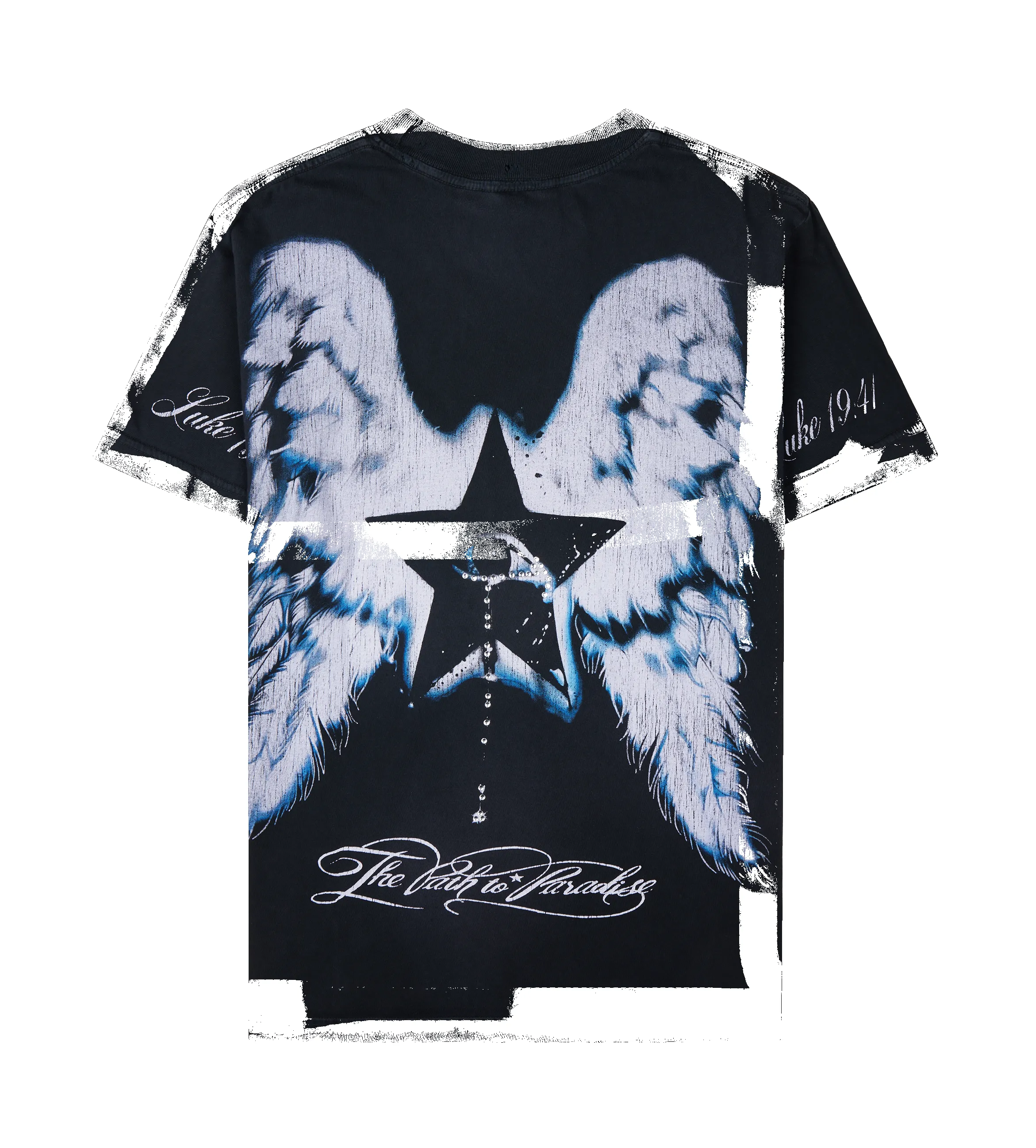 Jesus Wept T-shirt Black sold by FOUR Amsterdam product image thumbnail 2
