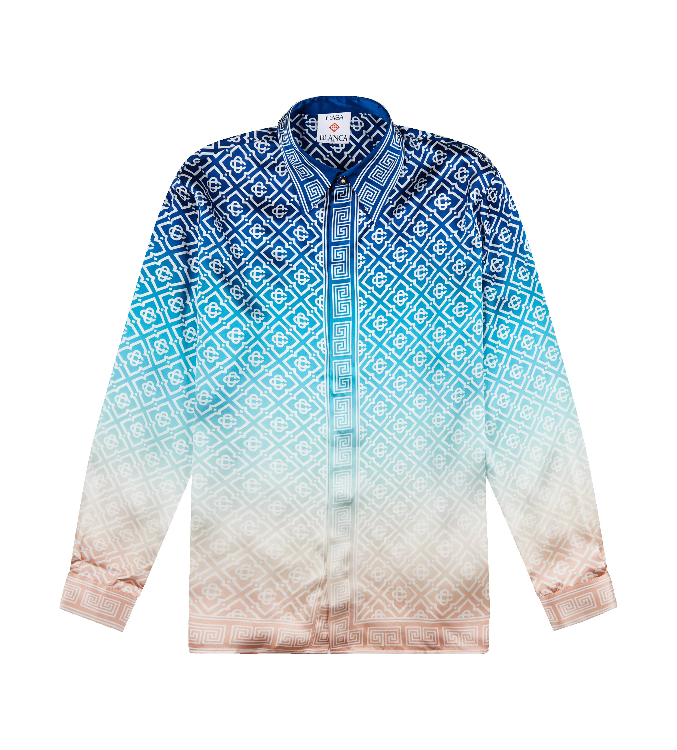 Jacquard Gradient Silk Shirt Multicolor sold by FOUR Amsterdam
