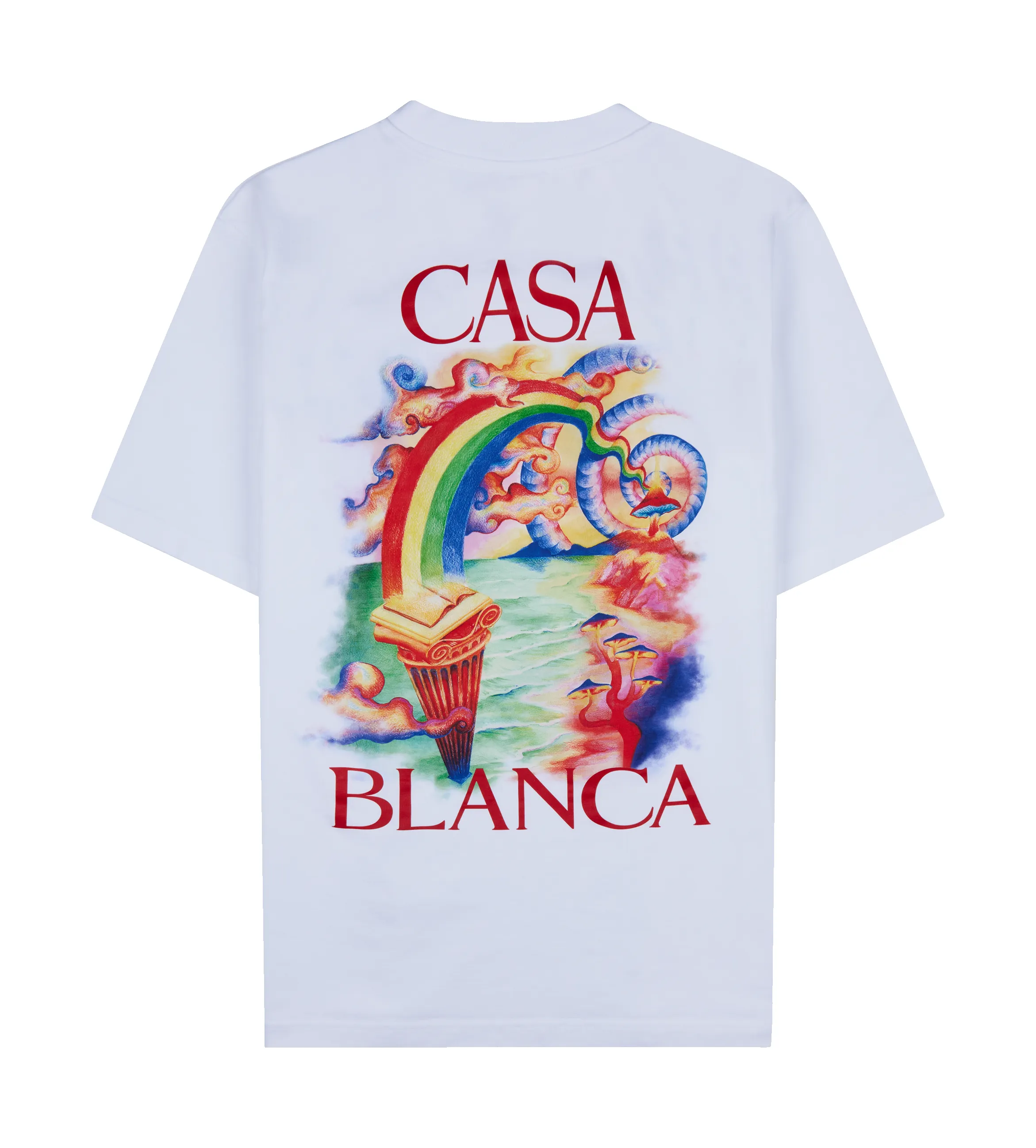 Nature Printed T-shirt White sold by FOUR Amsterdam product image thumbnail 2