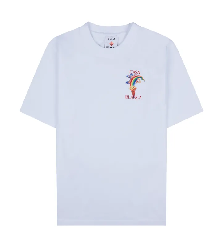 Nature Printed T-shirt White sold by FOUR Amsterdam