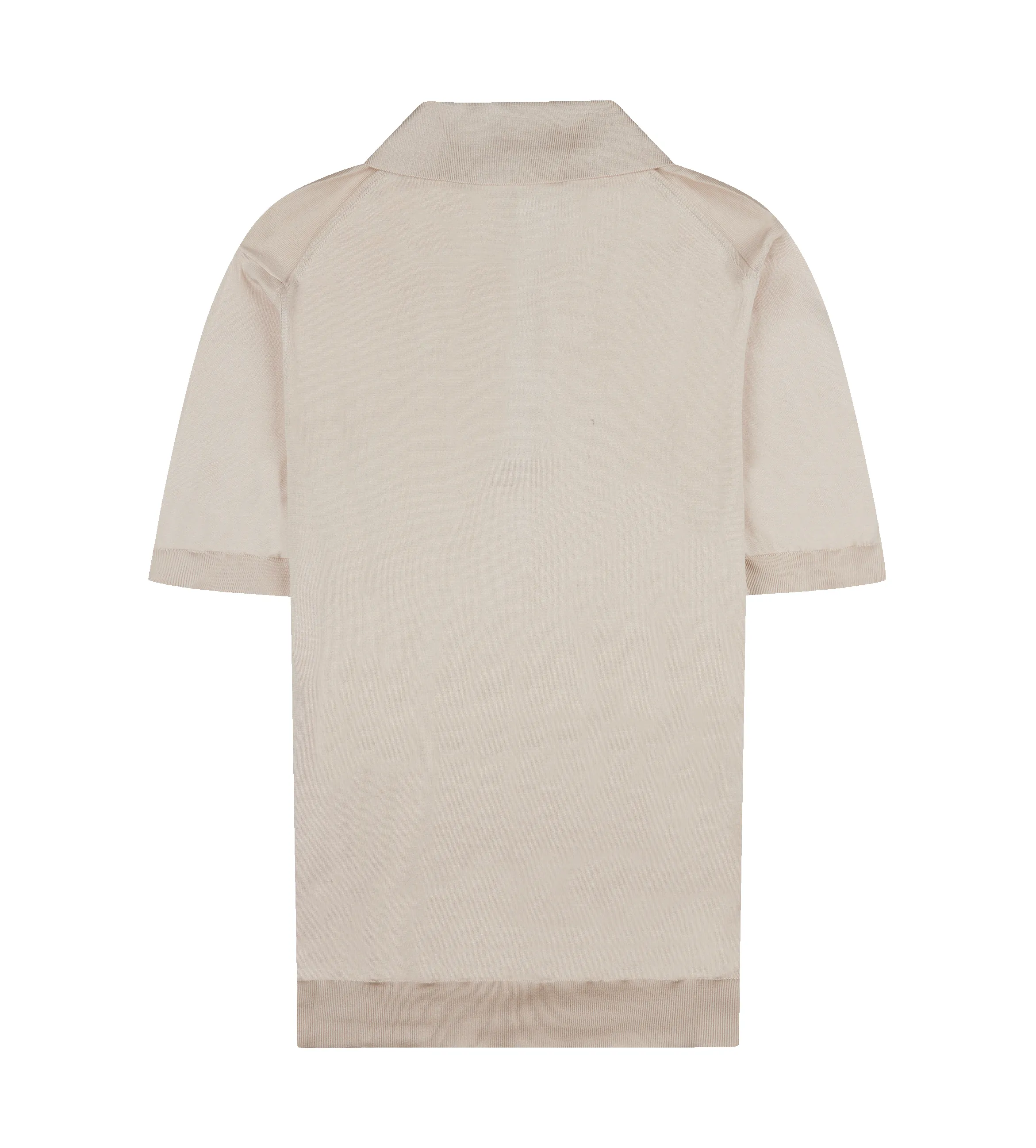 Naturel Silk Polo T-shirt Beige sold by FOUR Amsterdam product image thumbnail 2