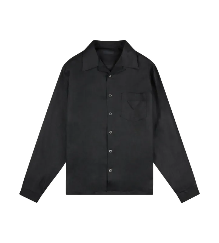 Linen Shirt Black sold by FOUR Amsterdam