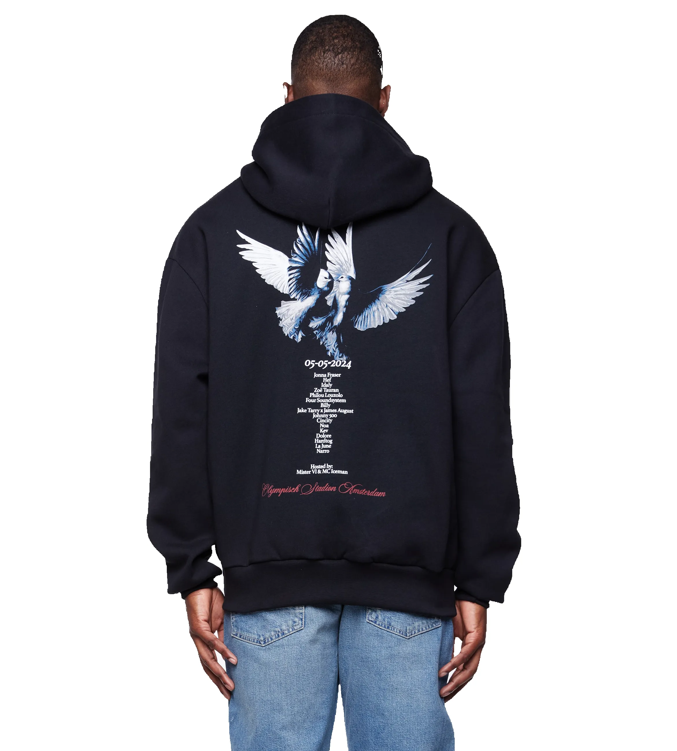 Verbond Dove Hoodie Black sold by FOUR Amsterdam product image thumbnail 2