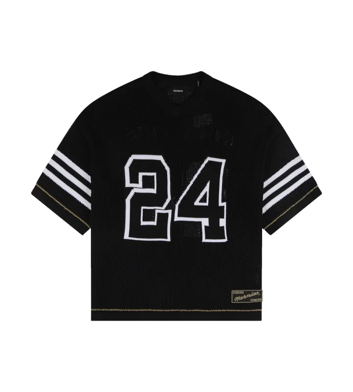 Knit 24 Football Shirt Black sold by FOUR Amsterdam
