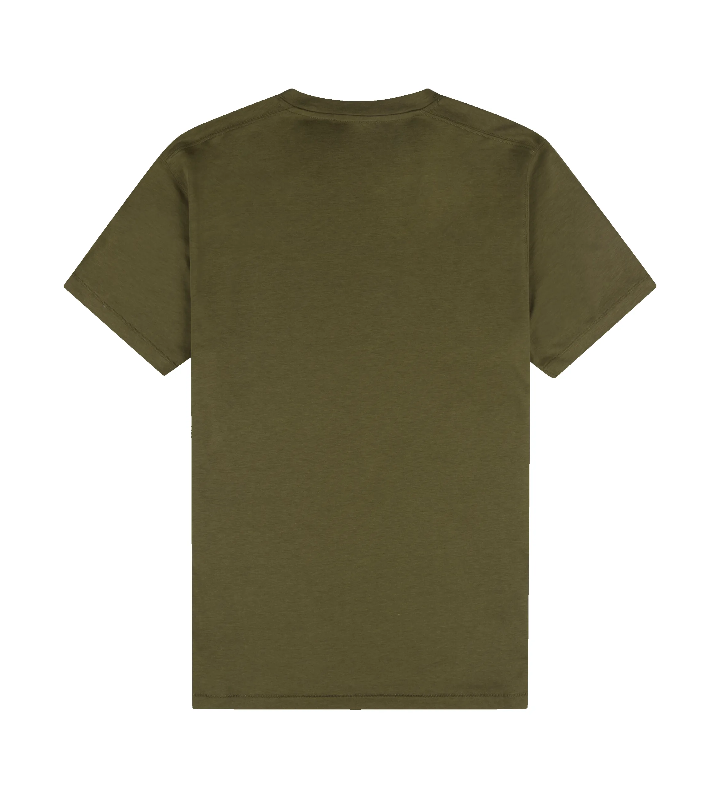 Crewneck T-shirt Olive Green sold by FOUR Amsterdam product image thumbnail 2