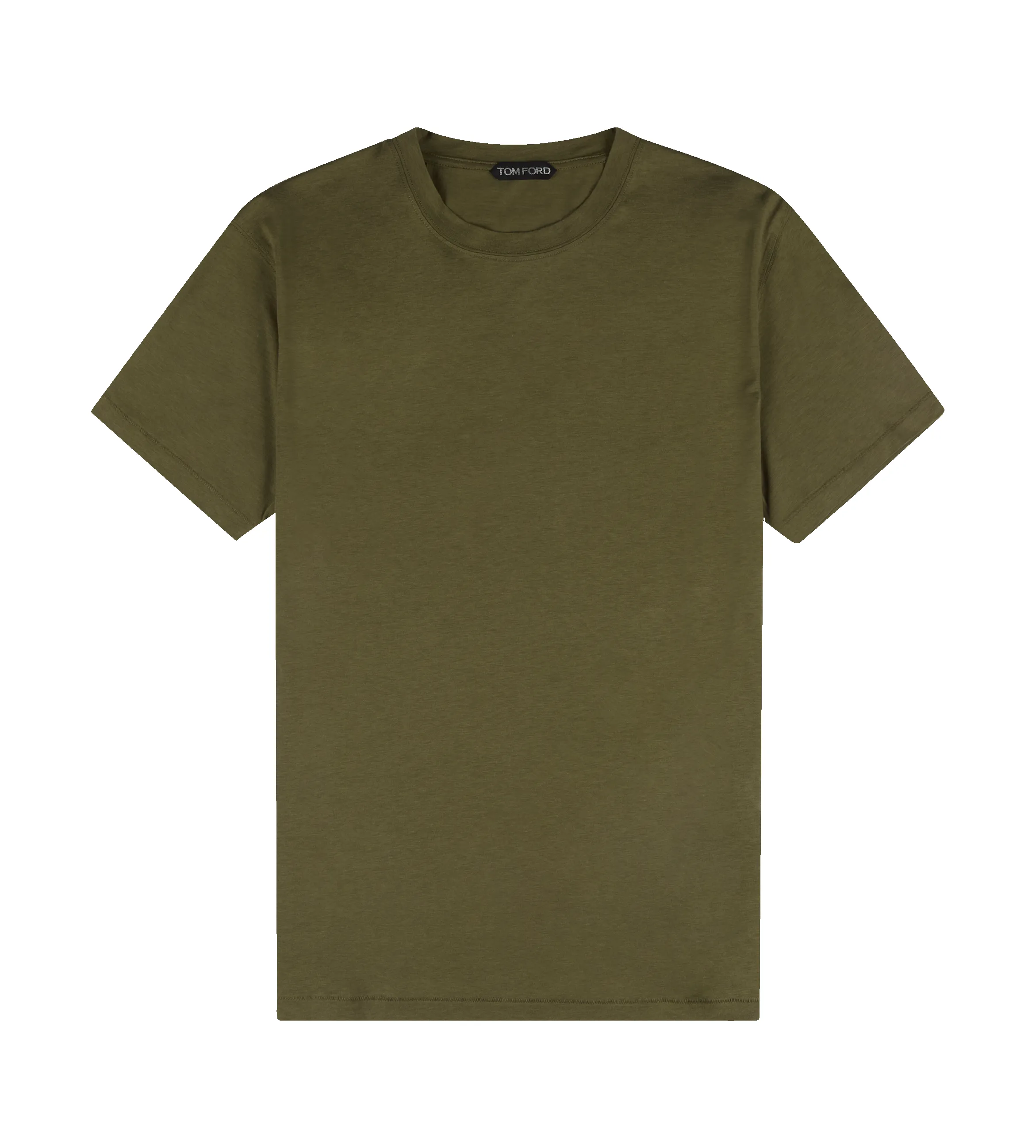 Crewneck T-shirt Olive Green sold by FOUR Amsterdam