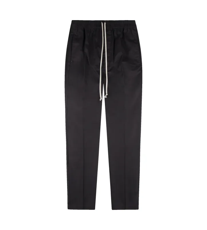 Cotton Drawstring Slim Long Pants Black sold by FOUR Amsterdam