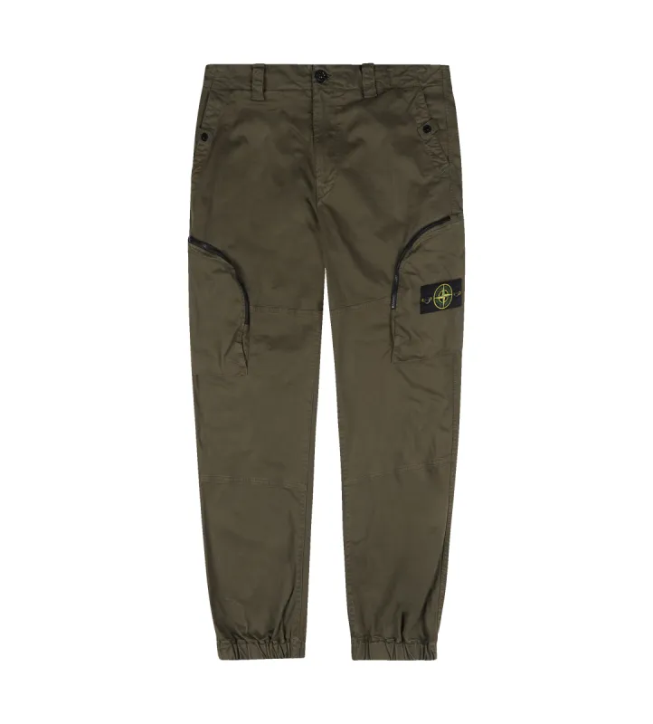 Cargo Jogger Trousers Military Green sold by FOUR Amsterdam