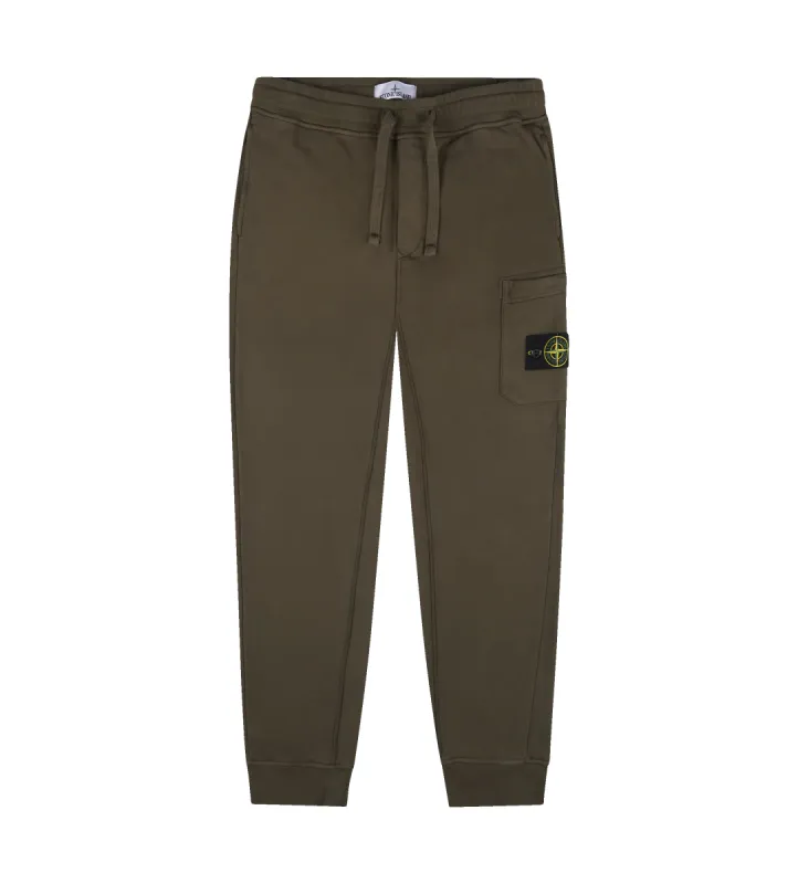 Sweatpants Military Green made by Stone Island