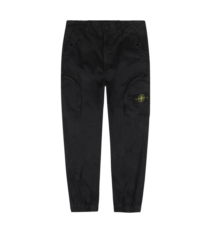 Cargo Jogger Trousers Black sold by FOUR Amsterdam