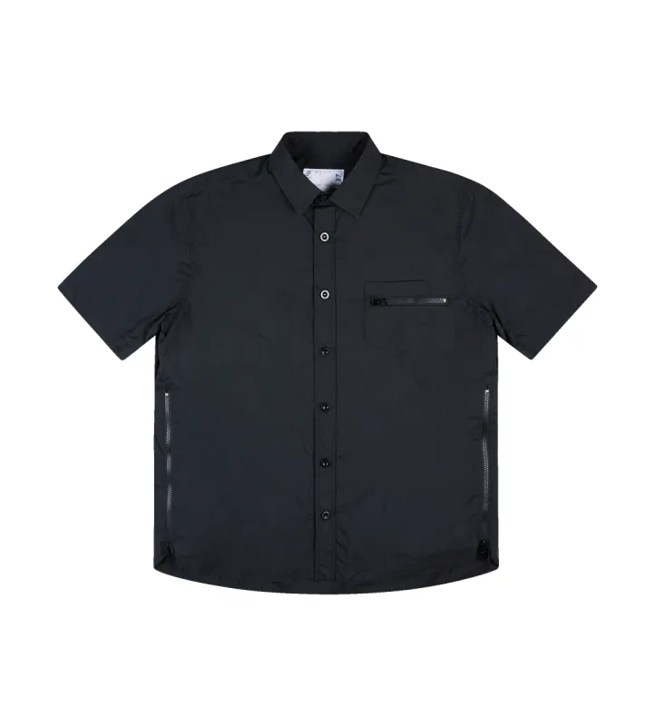 Rip Stop Shirt Black made by Sacai