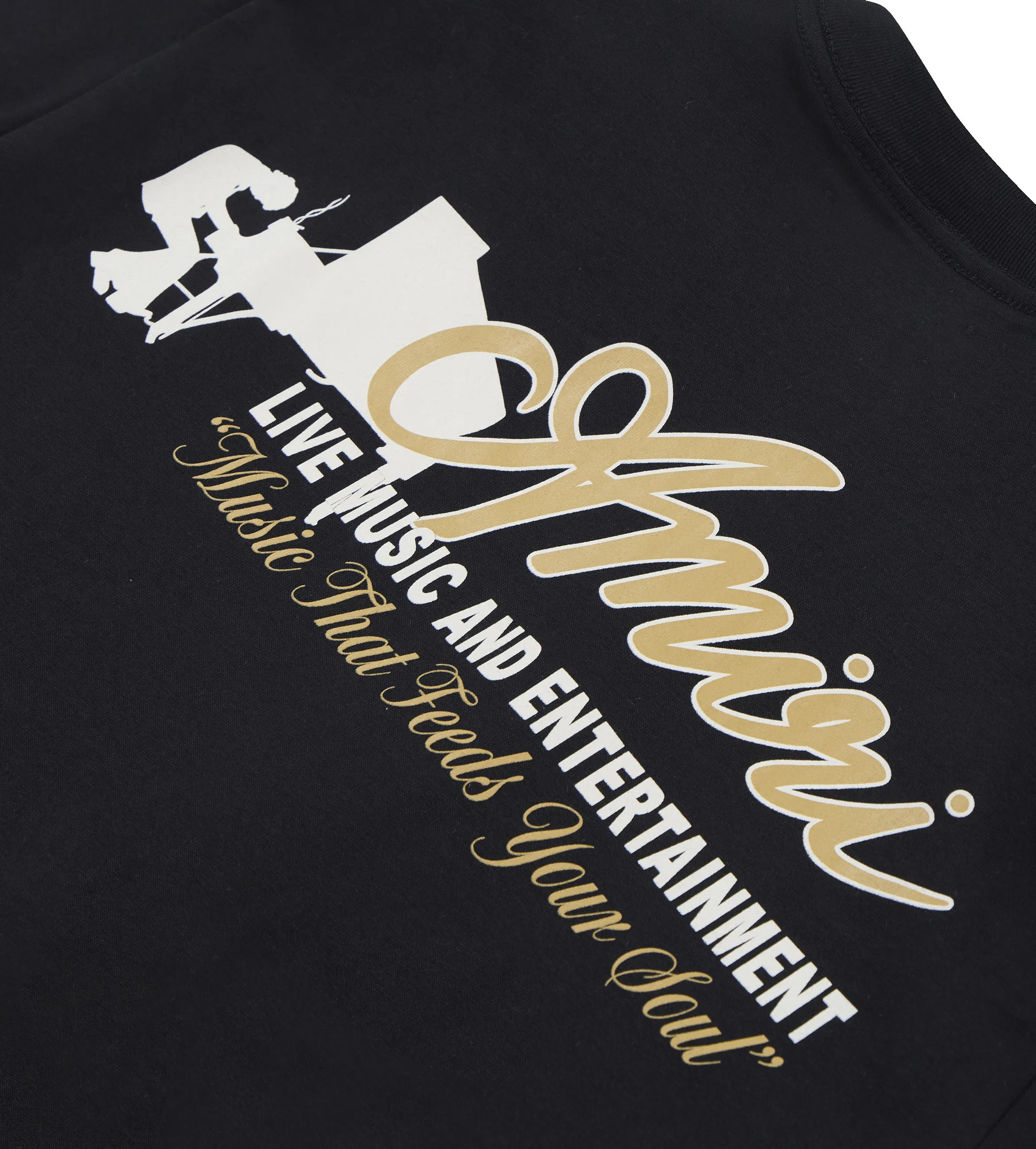 Jazz Band T-shirt Black sold by FOUR Amsterdam product image thumbnail 3