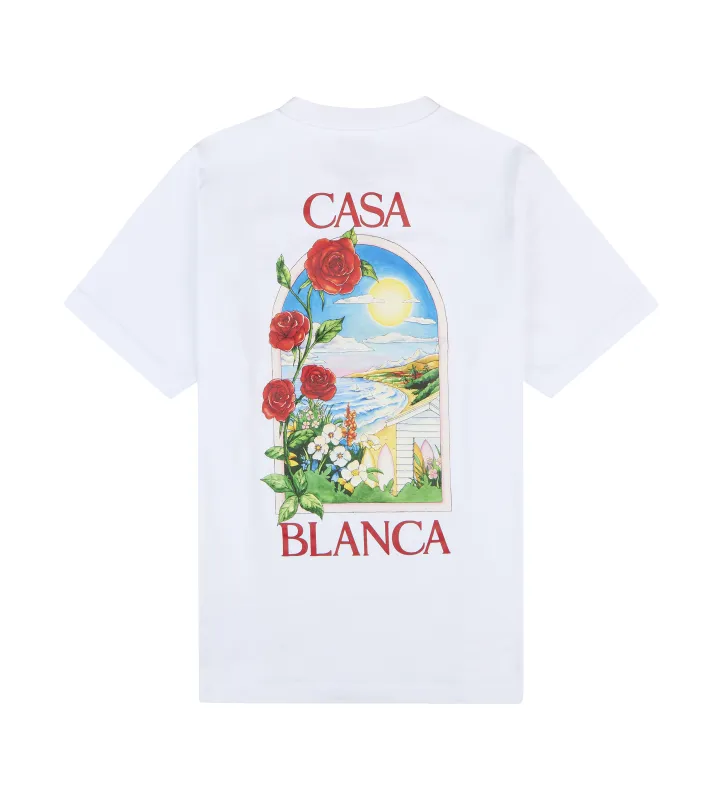 La Days Printed T-shirt White sold by FOUR Amsterdam