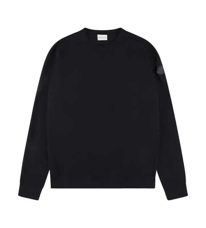 Logo Crewneck Black made by Moncler