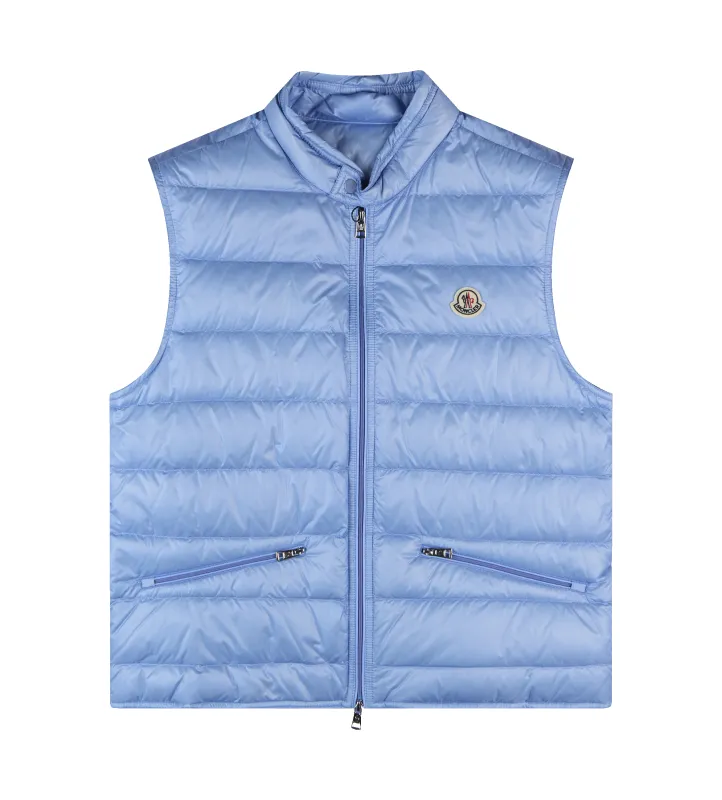 Gui Packable Down Gilet Blue sold by FOUR Amsterdam