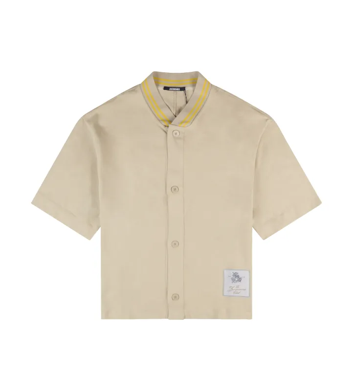 Baseball Shirt Beige sold by FOUR Amsterdam