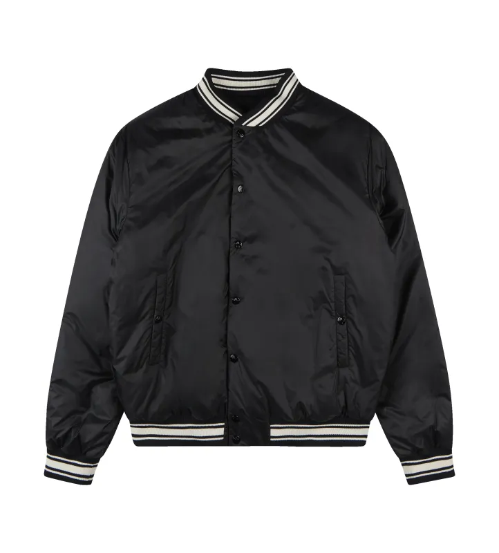 Quilted Bomber Jacket Black sold by FOUR Amsterdam