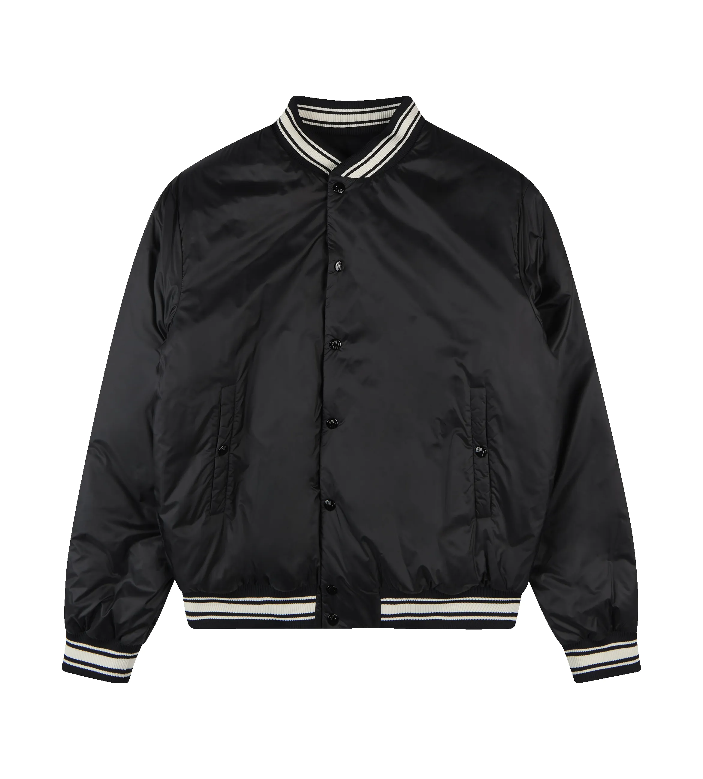 Quilted Bomber Jacket Black sold by FOUR Amsterdam