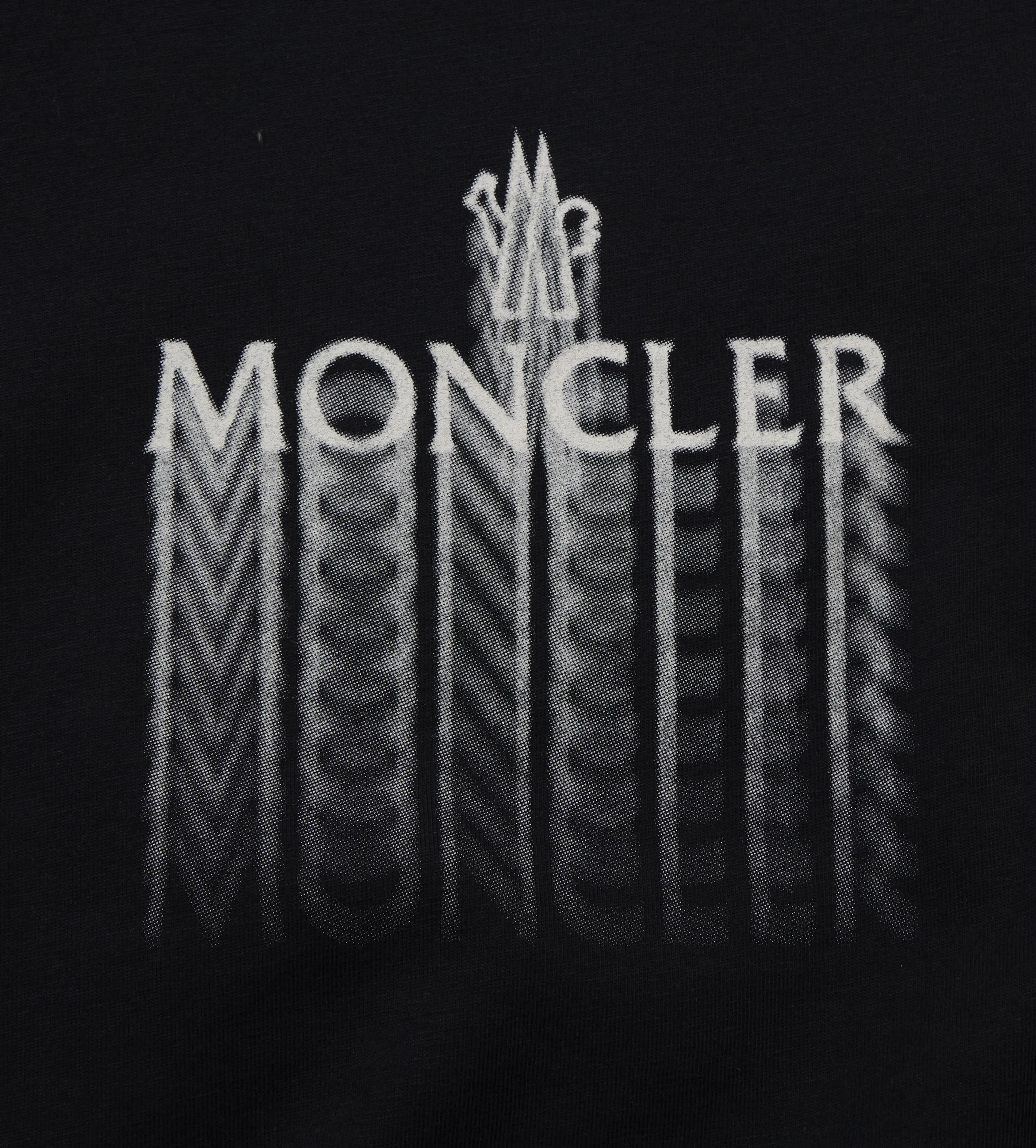 Faded Logo Cotton T-shirt Navy Blue sold by FOUR Amsterdam product image thumbnail 3