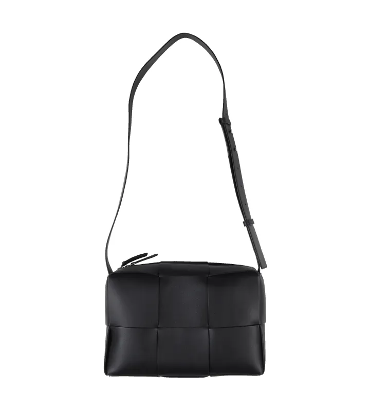 Bottega Veneta Arco Intreccio Camera Bag Black-Silver sold by FOUR Amsterdam