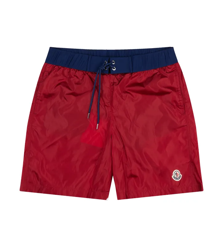 Boxer Mare Swim Shorts Red made by Moncler