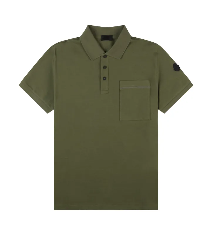 Classic Piqué Polo Shirt Green sold by FOUR Amsterdam
