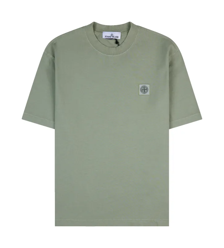 Short-Sleeve T-Shirt Sage Green sold by FOUR Amsterdam